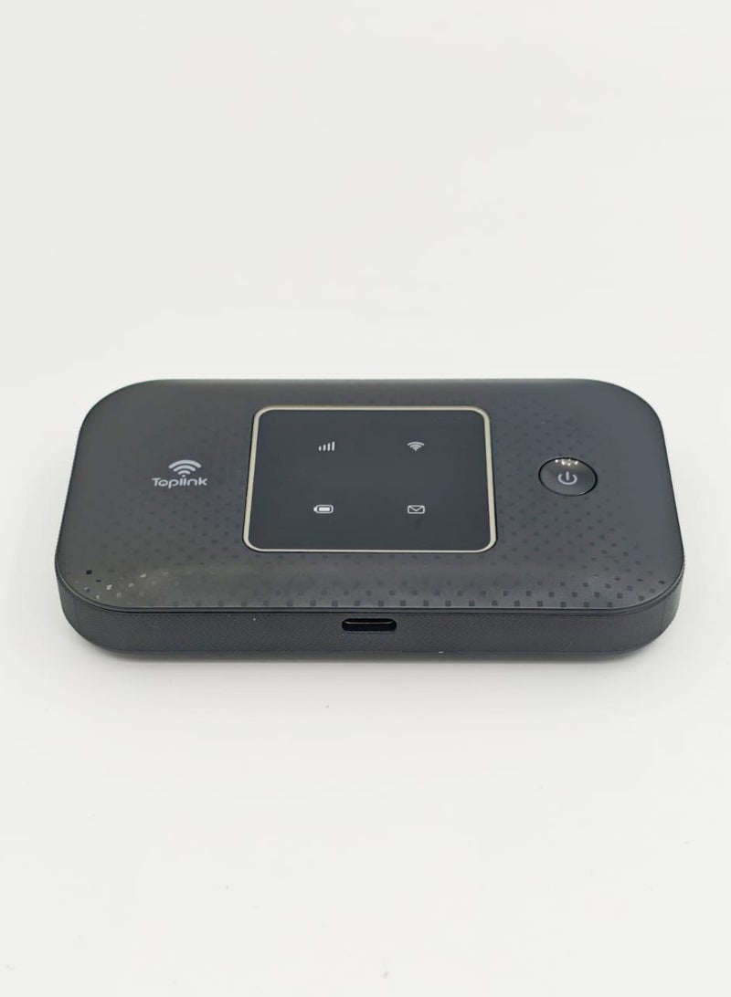 TOPLINK MR52 Ultra 4G Pocket Mobile Wi-Fi Router With 4600mAh Battery ，LTE Cat4, Connects Up 12 Users,300Mbps Wireless(Black) - Image 2