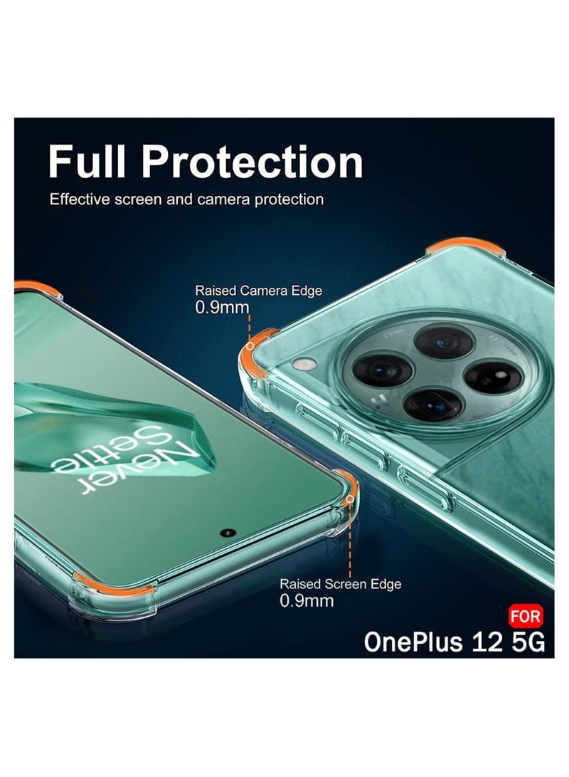 Silicone Protective Back Case Cover For OnePlus 12 Transparent - Image 3