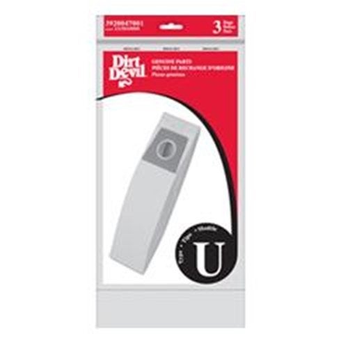 Dirt Devil Type U Vacuum Bags 3920047001 6 PK