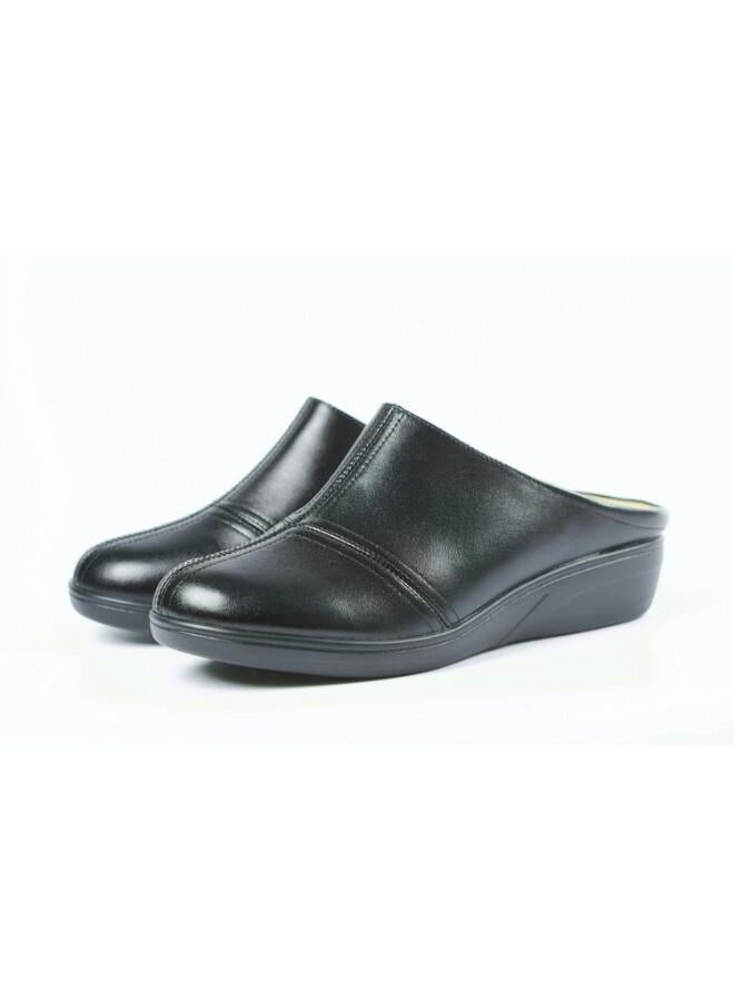 ZAYNA 092-3179 Zayna Ladies Casual Slides 2418-251 Black - Image 3