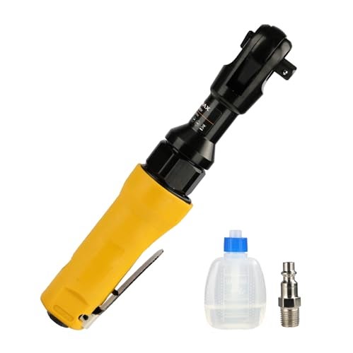 FORNAX 3/8" Air Ratchet Wrench, 60 Ft-Lbs Max Torque, 160 RPM Pneumatic Ratchet Tool with 1/4" NPT Inlet, Lightweight Aluminum Housing, Forward/Reverse Control, for Auto Repair & DIY - Image 1