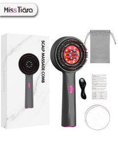 MissTiara Upgrade 2 in 1 Hair Oil Applicator，Electric Hair Brushes for Hair Growth,Hair Oil Applicator Scalp Massager,IPX7 Waterproof Oil Dispenser for Hair  - Image 2