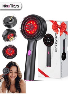 MissTiara Upgrade 2 in 1 Hair Oil Applicator，Electric Hair Brushes for Hair Growth,Hair Oil Applicator Scalp Massager,IPX7 Waterproof Oil Dispenser for Hair  - Image 1