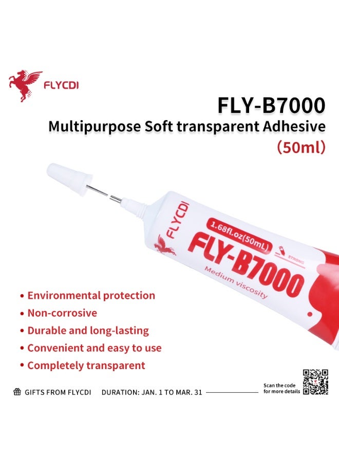 flycdi FLY-B7000 Multipurpose Transparent Adhesive - Image 3