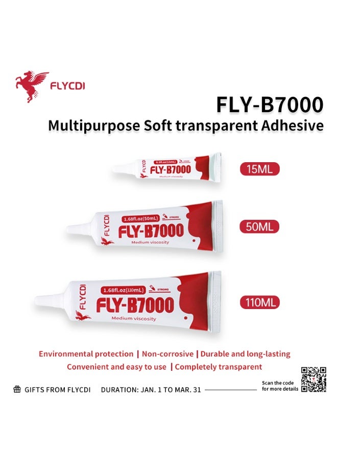 flycdi FLY-B7000 Multipurpose Transparent Adhesive - Image 5