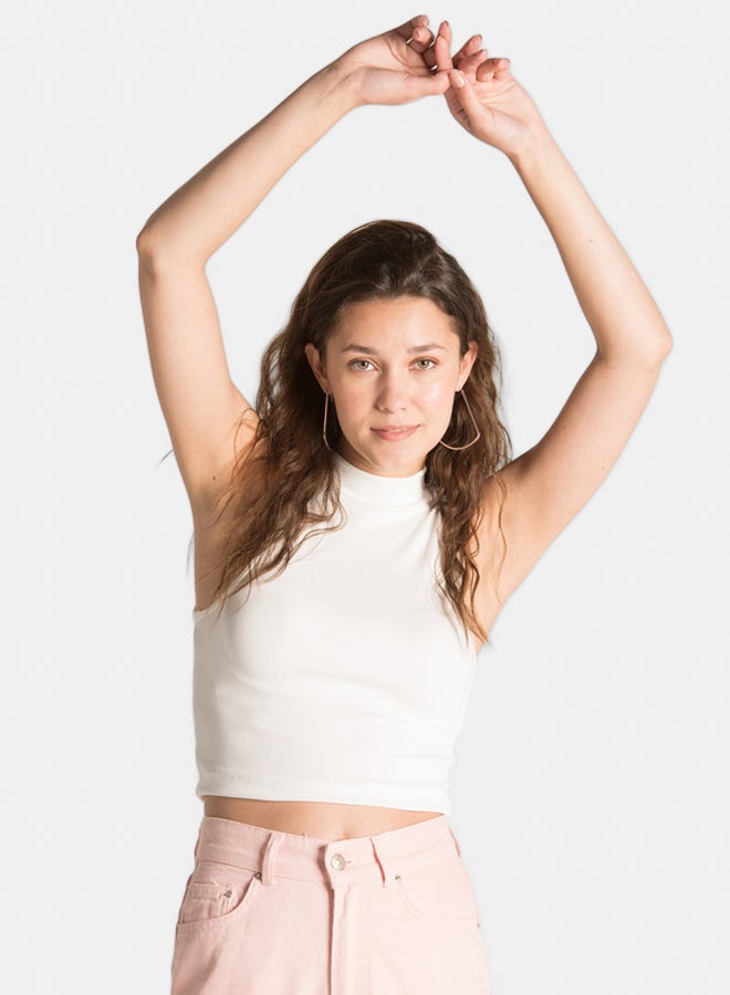 Marco Bergamo CROPPED RIBBED TOP  - Image 3