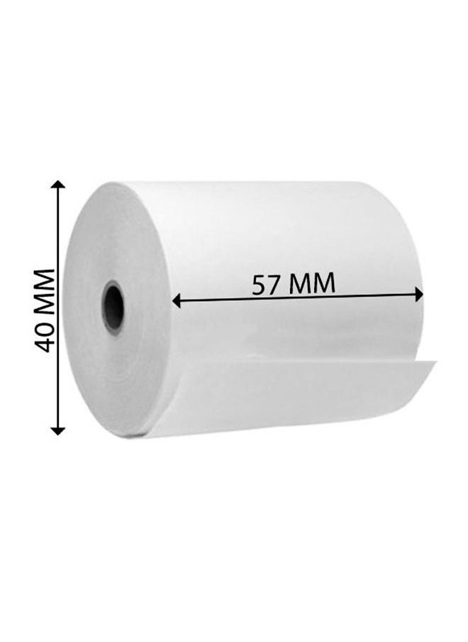 Generic Cash Register Paper 57x40 mm Printed thermal POS Paper Receipt 10 Rolls  - Image 5