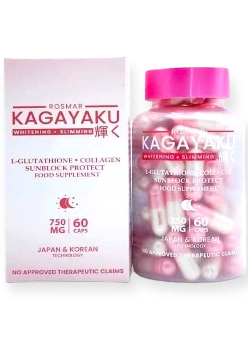 كاجاياكو مكمل غذائي للتبييض والتنحيف 60 كبسولة