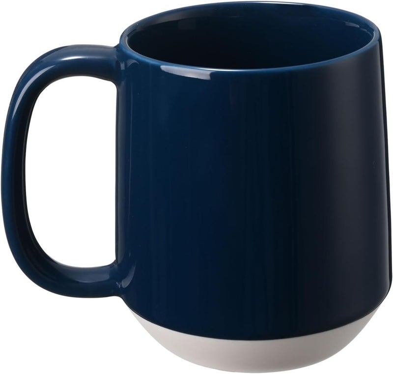 Miicol Ceramic Coffee Mug, 16 oz / 455 ml Large Coffee Cup, Tea Mug with Handle, Flat Bottom Mug for Men, Women, Office, Microwave and Dishwasher Safe, Multi-Color, Deep Ocean Blue - Image 1
