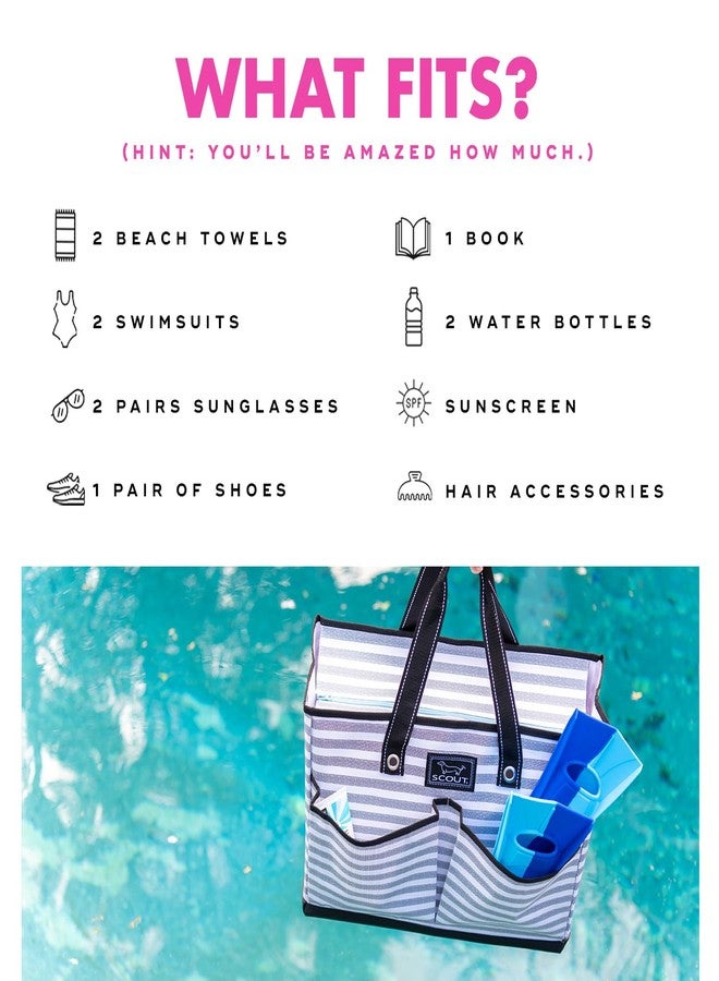 سكاوت حقيبة سكوت بي جيه - حقيبة حمل كبيرة متعددة الاستخدامات للنساء والممرضات والمعلمات والأمهات، مزودة بسحاب و4 جيوب خارجية للتنظيم...، بتصميم أنيق، كبيرة الحجم - Image 5