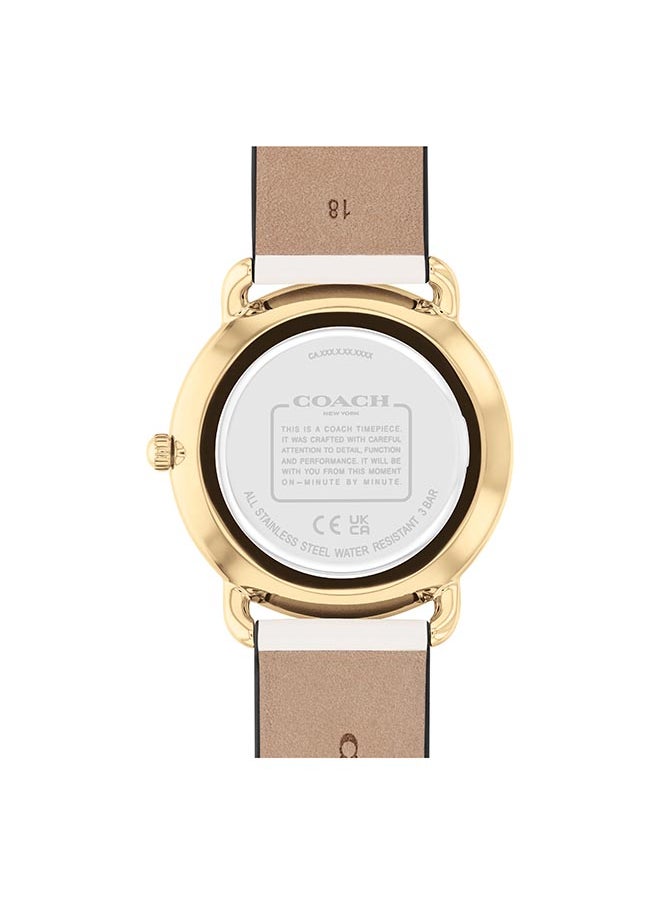 COACH ساعة يد نسائية بعقارب دائرية الشكل 14504294 - 36 ملم  - Image 3