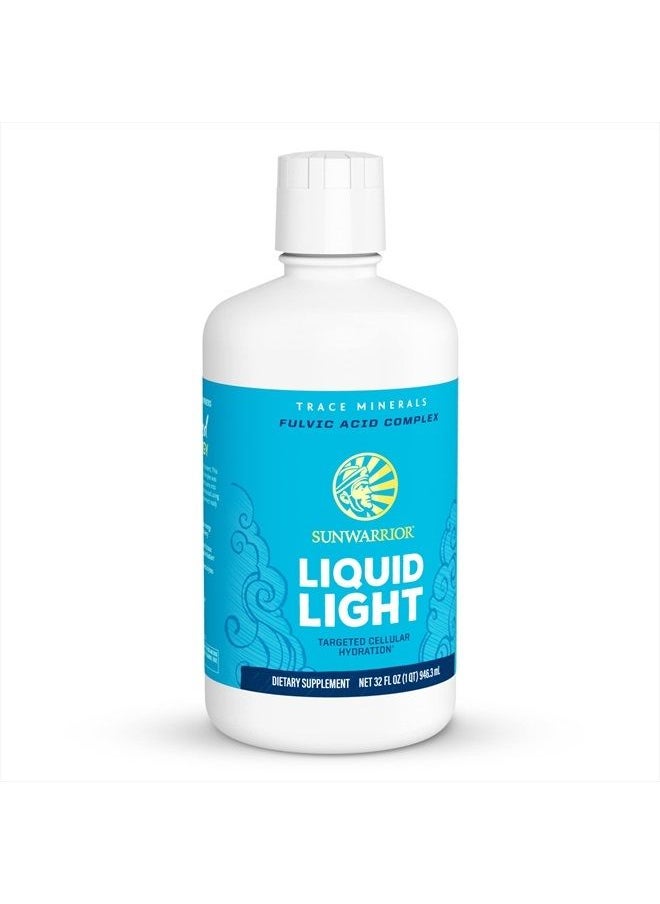 Sunwarrior Fulvic Acid Trace Minerals Drops Supplement Organic Liquid Mineral Water Drops Vegan | Plant Based Liquid Light Mineral Complex 32 Fl Oz 32 Servings by Sunwarrior  - Image 1