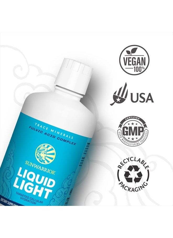 Sunwarrior Fulvic Acid Trace Minerals Drops Supplement Organic Liquid Mineral Water Drops Vegan | Plant Based Liquid Light Mineral Complex 32 Fl Oz 32 Servings by Sunwarrior  - Image 4