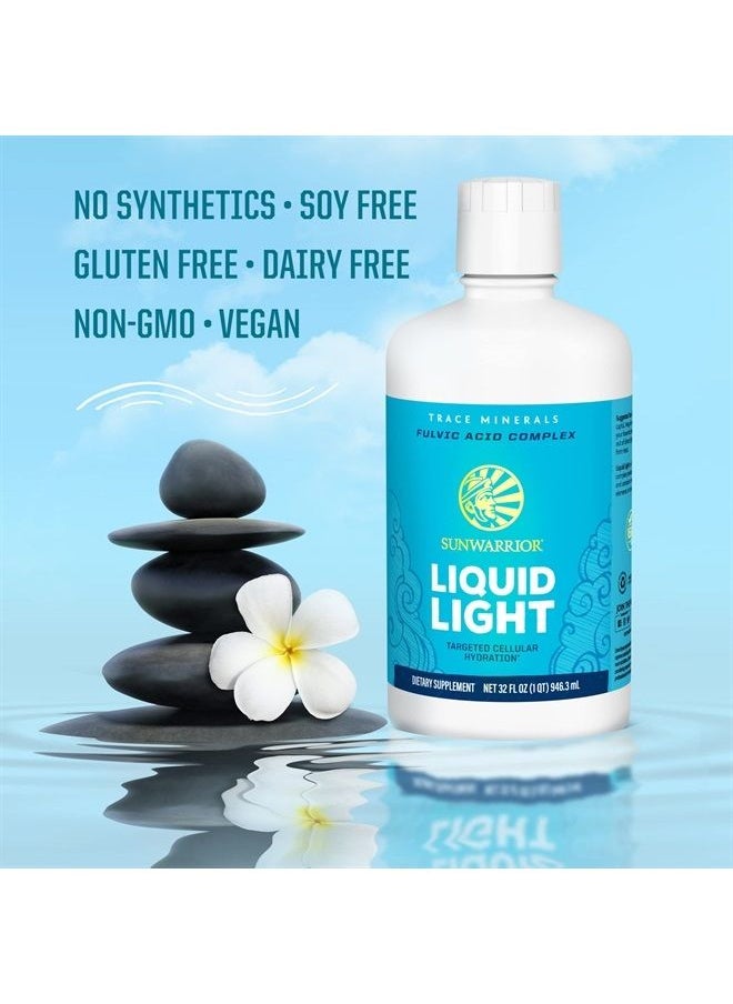 Sunwarrior Fulvic Acid Trace Minerals Drops Supplement Organic Liquid Mineral Water Drops Vegan | Plant Based Liquid Light Mineral Complex 32 Fl Oz 32 Servings by Sunwarrior  - Image 5