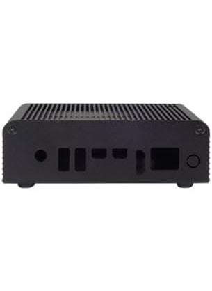 SilverStone Silverstone Tek Aluminum NUC Case with Top Cover HeatPipe 1x HDMI Port and 2X Display Ports  Black PT14BH1D2  - Image 2