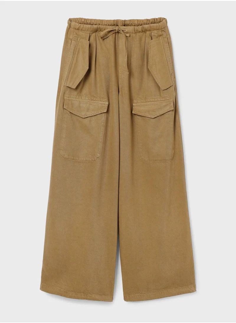 ديسيجوال Pocket Detail High Waist Pants