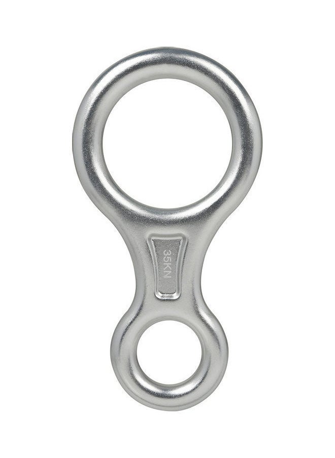 NIBEMINENT Outdoor Climbing Descender 8-Shape Descent Control Device for Rock 14*14*14cm  - Image 1