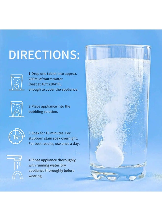 APPTRIN 36Pcs Retainer Cleaner Tablets, Retainer u0026 Denture Cleansing, Quickly Remove Plaque u0026 Stains, Effective u0026 Safe Daily Cleaner, Denture Cleaning Tablets, Night Guards - Image 4