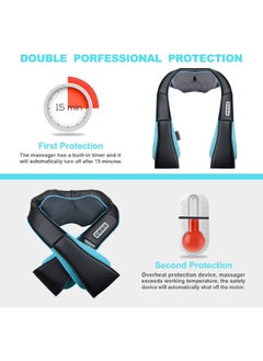 Mo Cuishle Mo Cuishle Neck Shoulder Back Massager with Heat - Shiatsu Neck Massager Present for Christmas Gift for Men/Women/Mom/Dad - Deep Kneading Massage for Neck, Back, Shoulder, Waist, Leg, Feet and Muscle  - Image 3