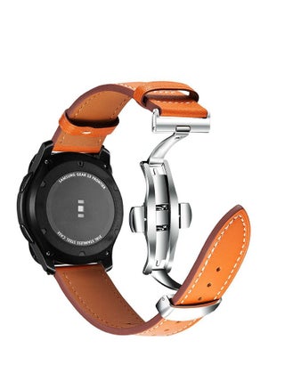 Brown Silver Buckle