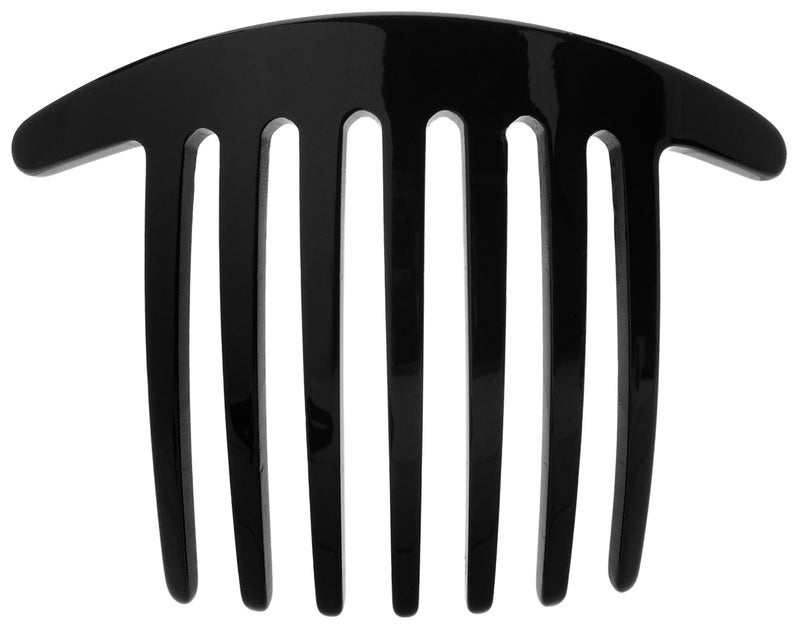 France Luxe مشط فرنسي ملتوي يدوي الصنع من فرنسا لوكس - أسود