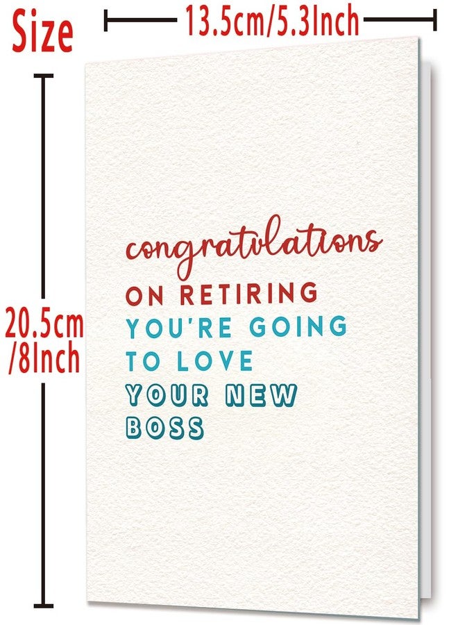 Mcduldul Funny Retirement Card for Women Men, Humor Retiring Card Gift for Coworker Colleague Friend, Goodbye Card, Going Away Gifts - Image 2