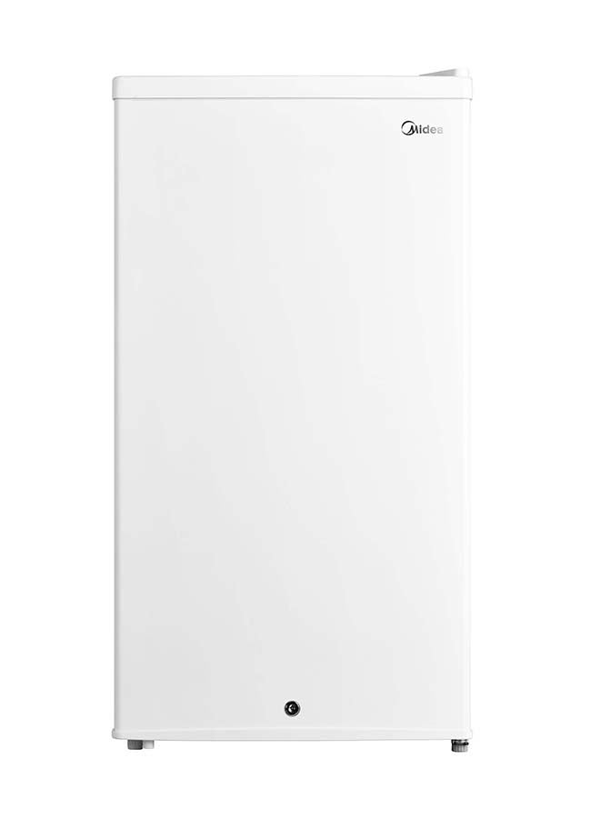 Midea Single Door Compact Refrigerator 3Cu.ft Recessed Handle Adjustable legs White 120 kW MDRD133FGU01 White - Image 1