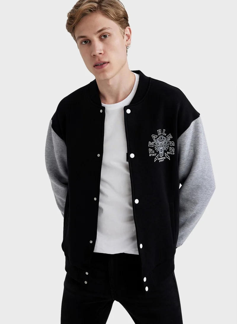 ديفاكتو Snap Button Cardigan