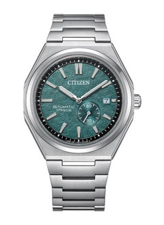 CITIZEN Citizen NJ0180-80X Men's Automatic Analog Watch, Green Dial, Super Titanium Bracelet, Small Seconds Subdial, Sapphire Crystal, 100M Water Resistant  - Image 1