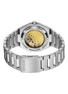CITIZEN Citizen NJ0180-80X Men's Automatic Analog Watch, Green Dial, Super Titanium Bracelet, Small Seconds Subdial, Sapphire Crystal, 100M Water Resistant  - Image 4