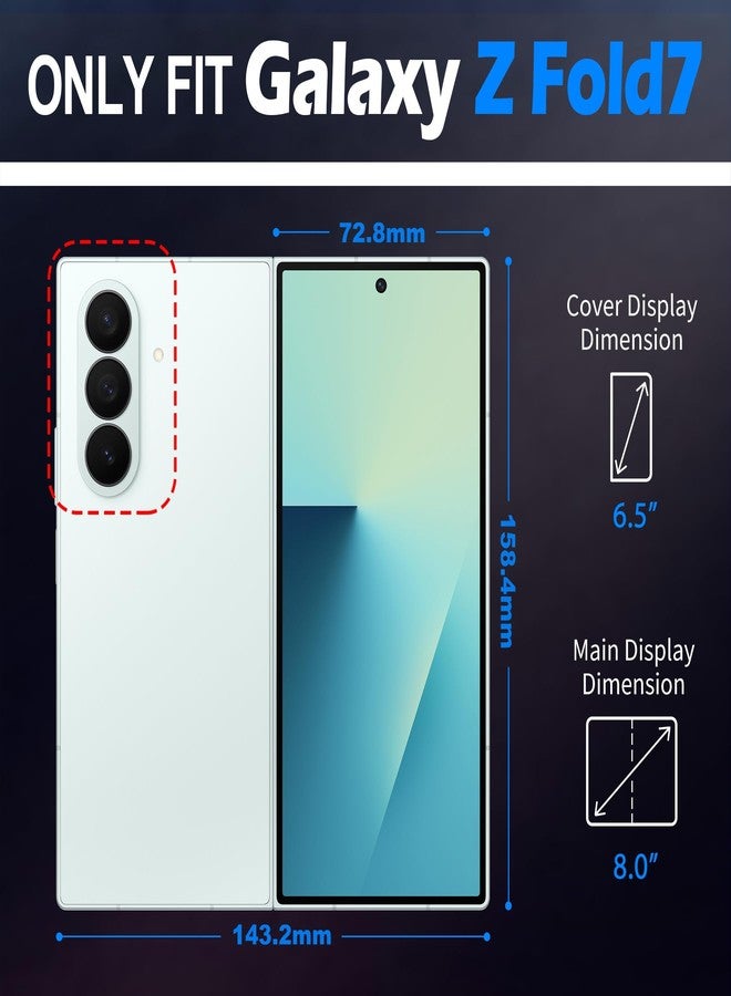 شيلدون جراب محفظة من الجلد الطبيعي من SHIELDON لهاتف Galaxy Z Fold7 (8.0 بوصة) 2025، مزود بمسند، وفتحات للبطاقات، وتقنية حجب RFID، وإغلاق مغناطيسي، ومقاوم للصدمات، وغطاء قلاب واقٍ - أزرق ملكي - Image 2