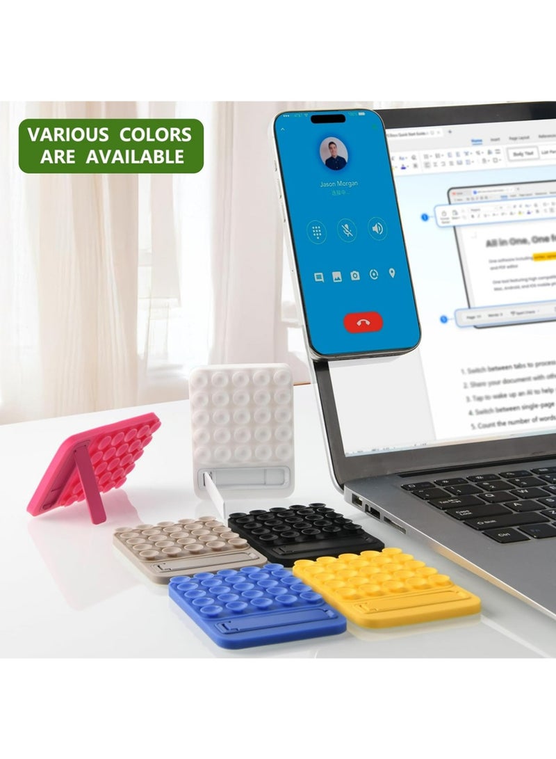 إكس ليفيل 6PCS سيليكون كوب امتصاص حامل الهاتف ، 2 في 1 قبضة الهاتف - Image 3