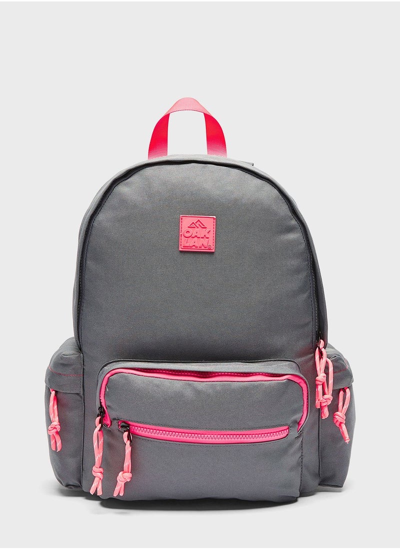 Oaklan by Shoexpress - Kids Front Pocket Backpack - Image 1