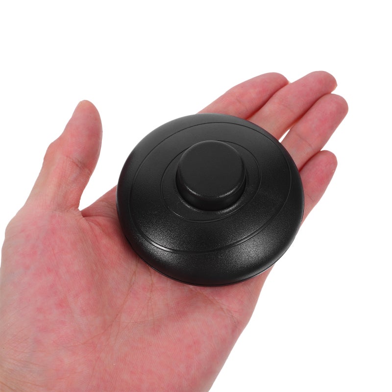 Floor Lamp Inline Switch Foot Pedal Push Button Control for Lighting Diy Parts Black 7.00X7.00X3.00CM On-Off Control 2Pcs - Image 3