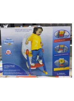 Kids Potty Training Toilet Seat with Step Stool Ladder – Toddler Toilet Trainer Chair for Boys & Girls, Adjustable Anti-Slip Potty Seat with Handles for Standard & Elongated Toilets