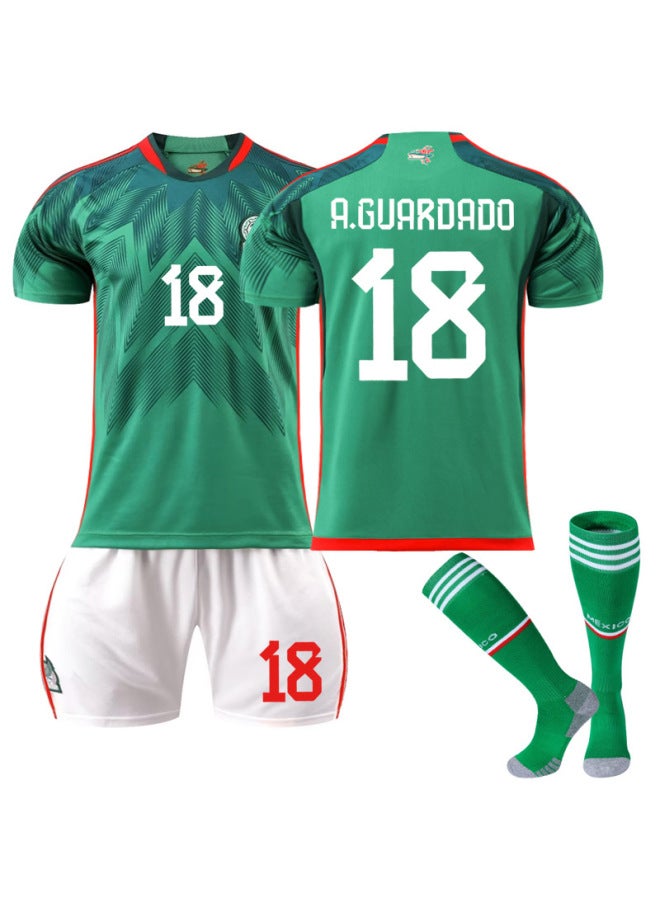 Size 18 With Socks Short Sleeve Football Jersey - Image 1