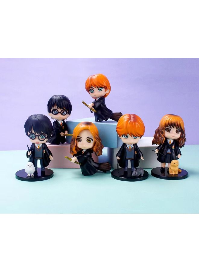 6 Piece Mini Action Figures Sets, Anime Cartoon Small Figurines Toys, Collectible Ornaments for Birthday Holiday Party Favors Supplies, Cake Cupcake Toppers, Car, Micro Landscape, 0.45kg - Image 4