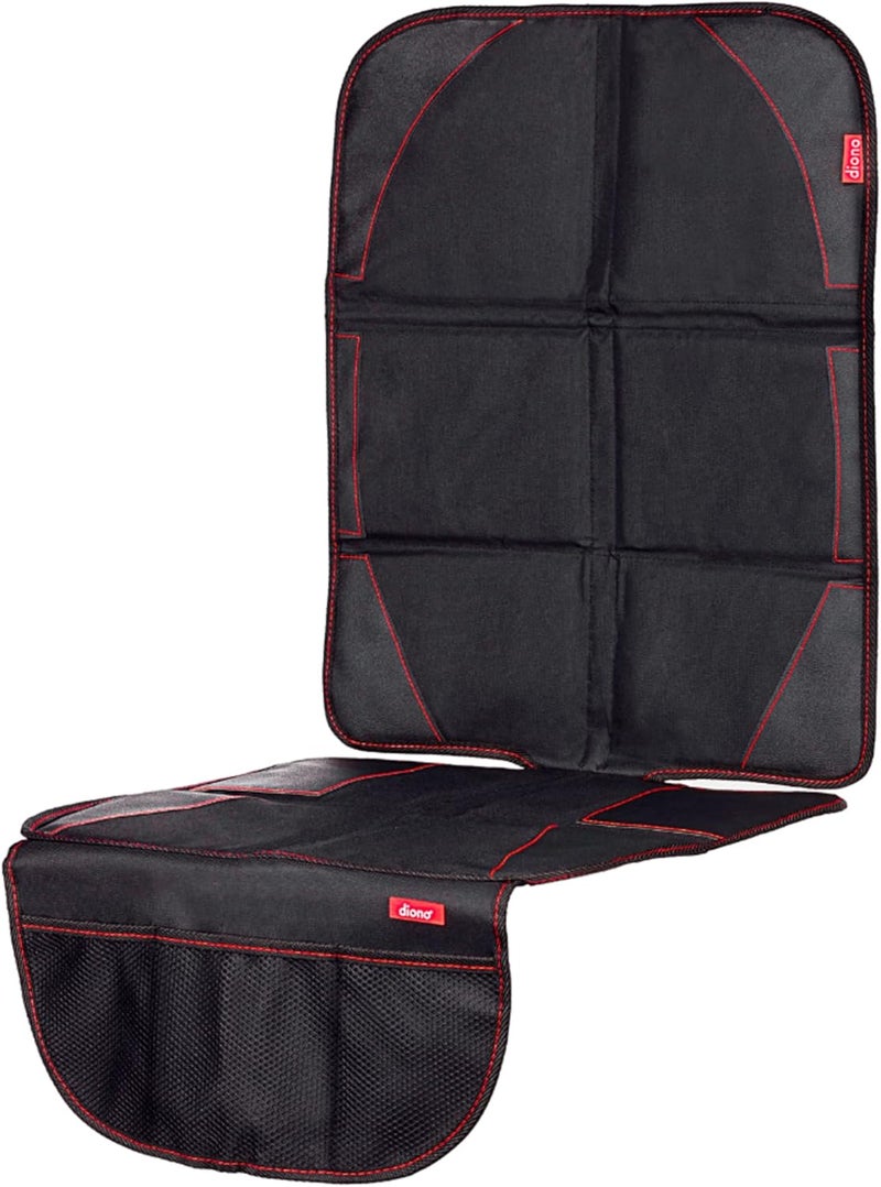 Diono Diono Ultra Mat Complete Back Seat Upholstery Protection from Child Car Seats and Pets Crash Tested Premium Ultra Thick Padding Durable Water Resistant AntiSlip 3 Mesh Storage Pockets  - Image 1