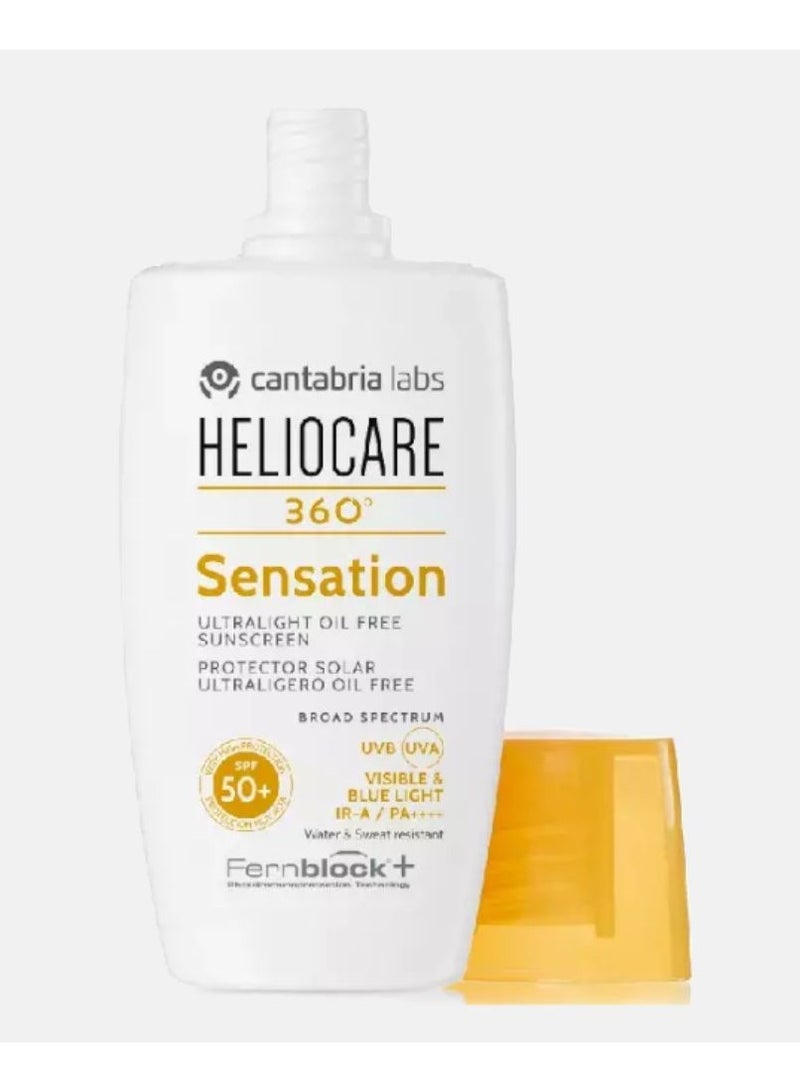 Heliocare 360º Sensation Ultralight Oil Free Sunscreen SPF50+ 50ml - Image 2