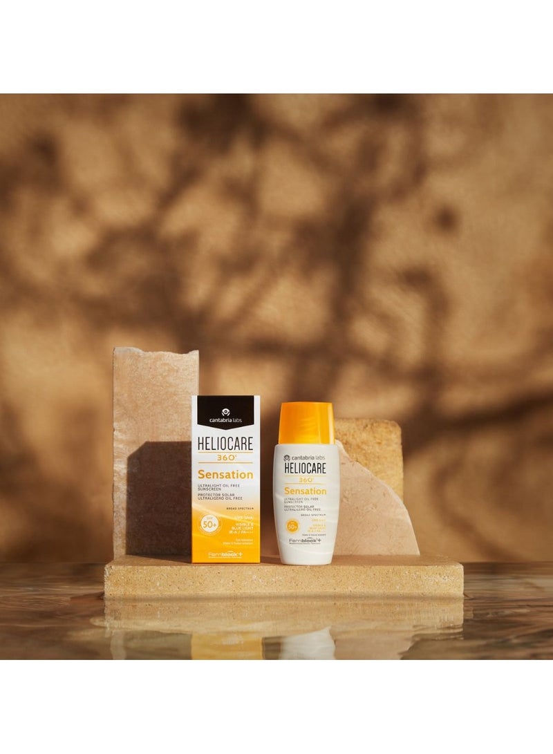 Heliocare 360º Sensation Ultralight Oil Free Sunscreen SPF50+ 50ml - Image 4