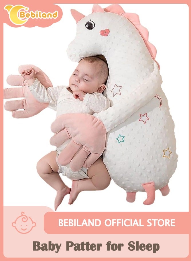 Bebiland Baby Patter for Sleep, Baby Startle Prevention Sleep Aid Companion, Soothing Patting Sleeping Toy with Soothing Palm Pad, 3 Levels Adjustable Simulation of Mother's Automatic Palm Slapping - Image 1