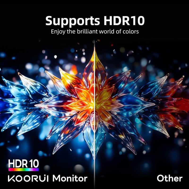 كوروي شاشة العاب منحنية 27 انش، 180 هرتز، شاشة كمبيوتر QHD 1440P، 1 مللي ثانية، HDR10.90% DCI-P3، مزامنة تكيفية، متوافقة مع فيسا، امالة قابلة للتعديل 27E6QCA - Image 5