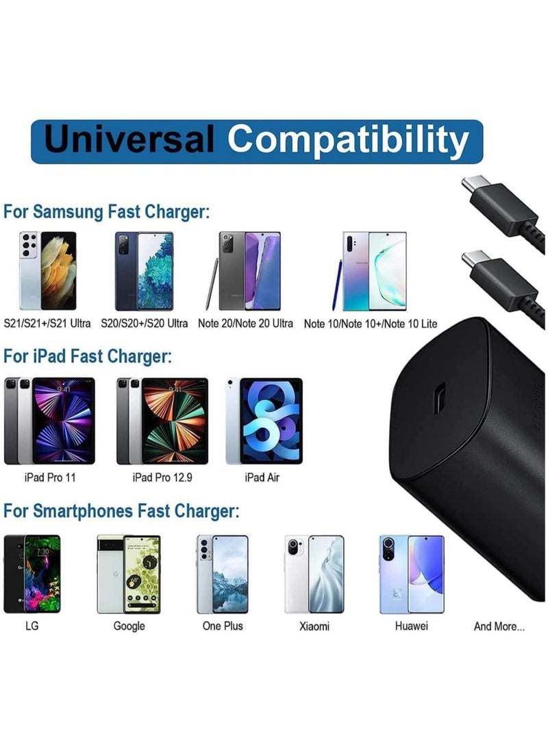 ELTRAZONE UK USB C Plug & Cable 45W Charger For Samsung FAST Charge Adapter 3 Pin Mains Wall Charging for galaxy Mobile phone S 24 ULTRA S23 ultra FE S 22 S 21 fe 20 note 20 ultra 10 9 8 a14 a34 a54 - Image 5