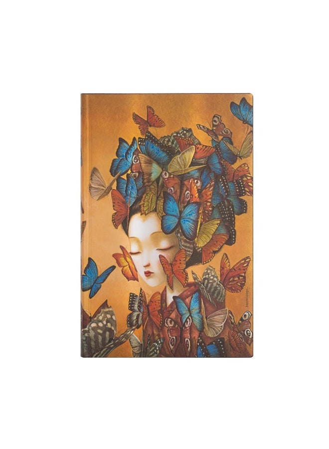 Paperblanks | Madame Butterfly | Esprit de Lacombe | Flexi Dot-Grid Planners | Maxi | Dot Grid | 192 Pg | 120 GSM - Image 1
