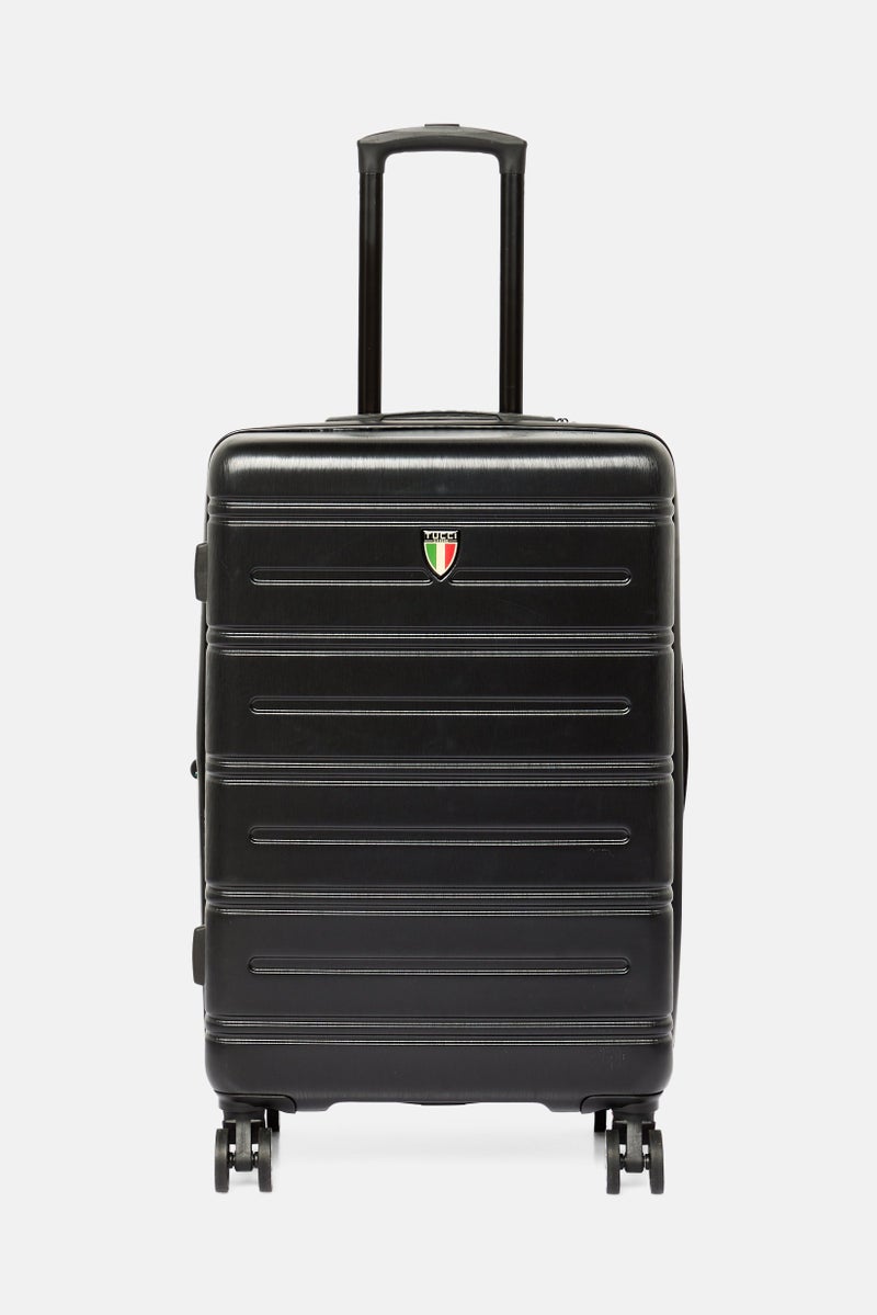 TUCCI 24-inch Expandable Hardshell Cabin Spinner Black - Image 1