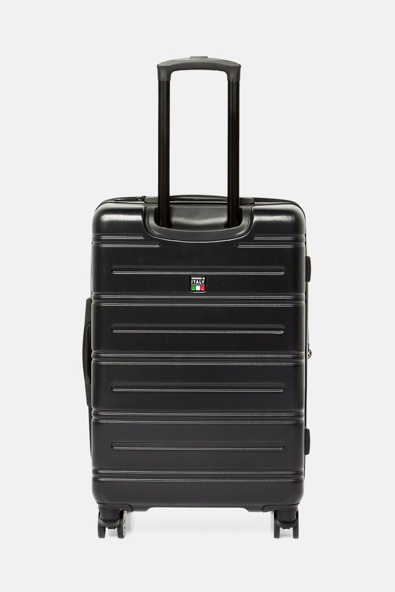 TUCCI 24-inch Expandable Hardshell Cabin Spinner Black - Image 2