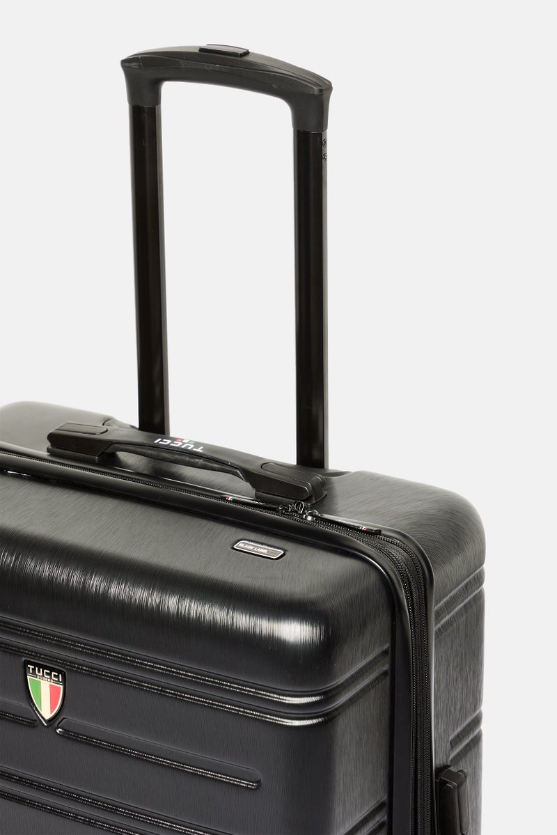 TUCCI 24-inch Expandable Hardshell Cabin Spinner Black - Image 3