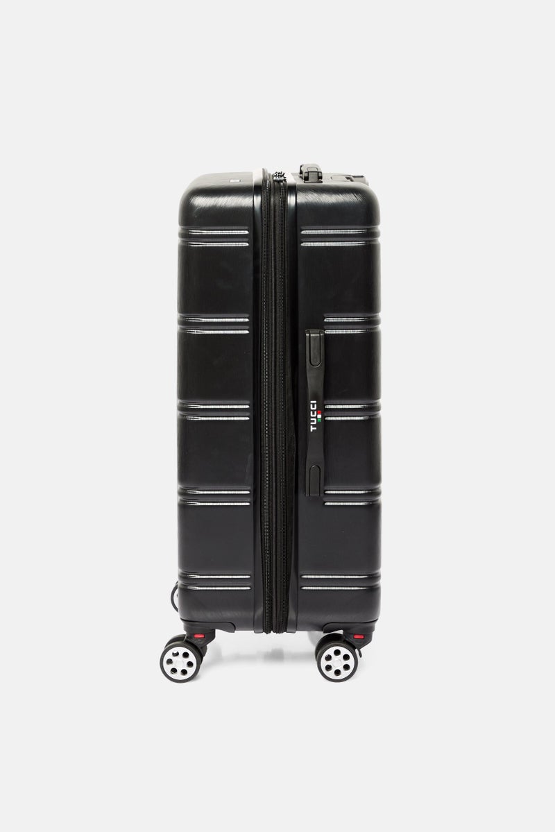 TUCCI 24-inch Expandable Hardshell Cabin Spinner Black - Image 5