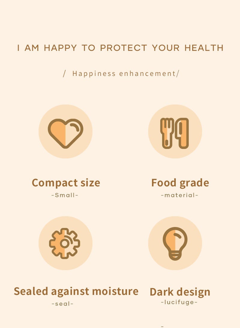 لبونير منظم أقراص أسبوعي كبير لحبوب منع الحمل الأسبوعية 3 مرات في اليوم، علب أقراص كبيرة لحفظ الحبوب صباحًا ومساءً لمدة 7 أيام، علبة أقراص كبيرة لزيوت السمك ومكملات الفيتامينات (أزرق) - Image 2