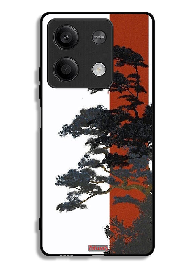 Tolwak Xiaomi Redmi Note 13 Protective Case Cover Tree Artwork - Image 1